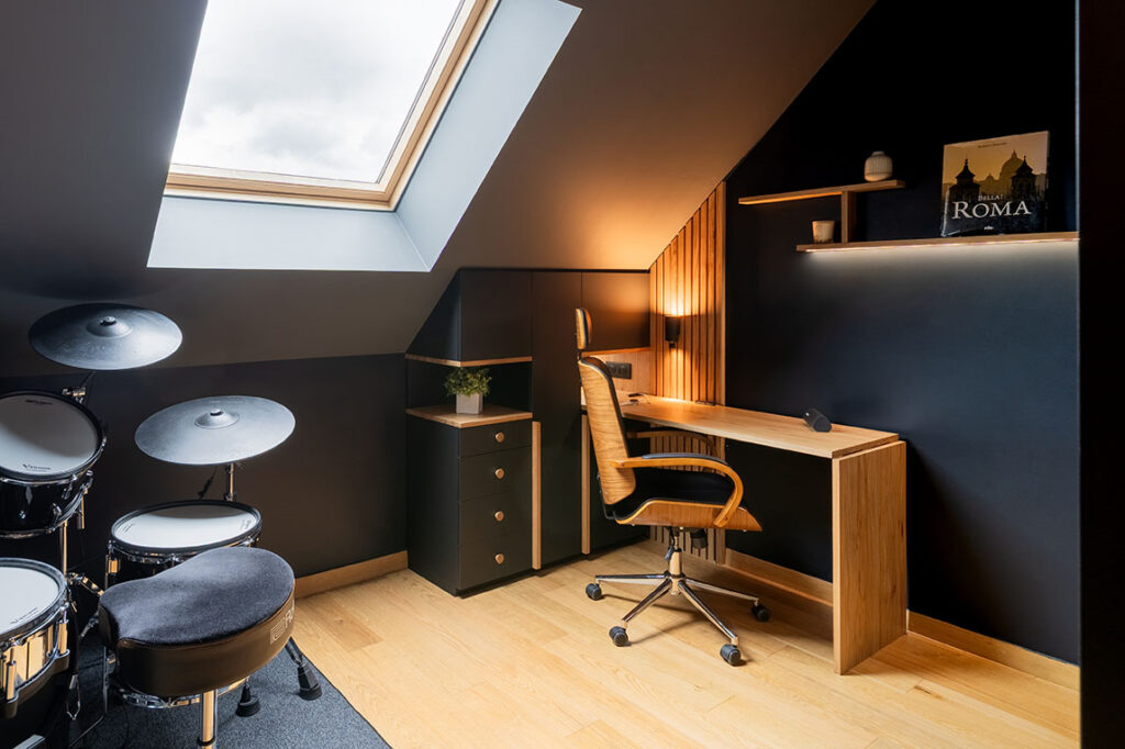 bureau pliant bois optimisation petit espace menuisier ebeniste